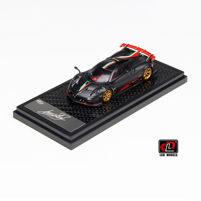 [现货]LCD 1:64 帕加尼伊莫拉 Pagani Imola 哑黑碳 合金汽车模型