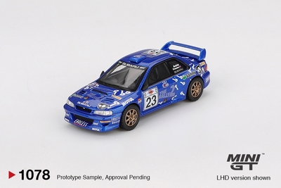 [现货]MINIGT 1:64 斯巴鲁 Subaru WRC99 #23 合金汽车模型1078