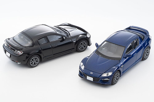 1月 Tomytec 1:64 TLV LV-N314b/c 马自达 RX-8 TypeRS 合金车模