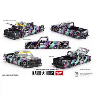 [现货]Kaido House&MINIGT 1:64 雪佛兰 西维拉多皮卡 HKS涂装174