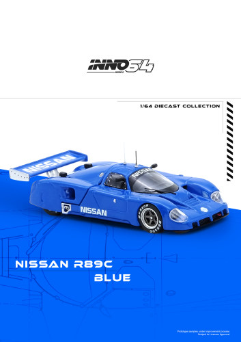 [现货]INNO 1:64 日产 NISSAN R89C Blue 蓝色 合金汽车模型
