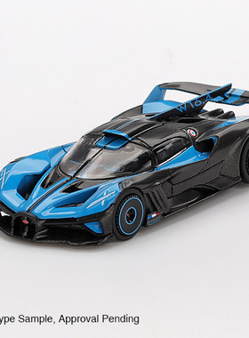 [现货]MINIGT 1:64 布加迪Bugatti Bolide 飞火流星 合金车模1063