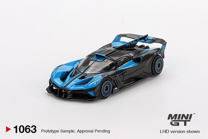 [现货]MINIGT 1:64 布加迪Bugatti Bolide 飞火流星 合金车模1063