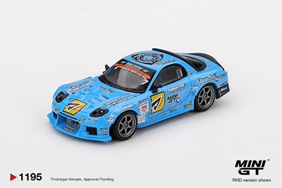 [现货]MINIGT 1:64 马自达Mazda RX7 RE-Amemiya合金汽车模型1195