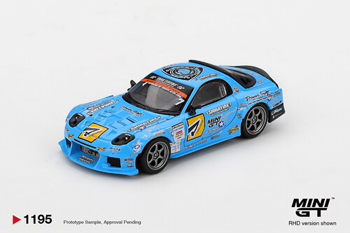 [现货]MINIGT 1:64 马自达Mazda RX7 RE-Amemiya合金汽车模型1195