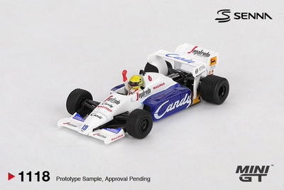 [现货]MINIGT 1:64 Toleman TG184 #19 埃尔顿塞纳 F1赛车 1118