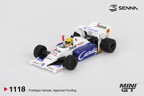 [现货]MINIGT 1:64 Toleman TG184 #19 埃尔顿塞纳 F1赛车 1118
