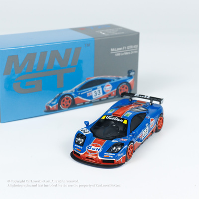 MINIGT 1:64 迈凯伦 McLaren F1 GTR  海湾33号 勒芒 合金车模723