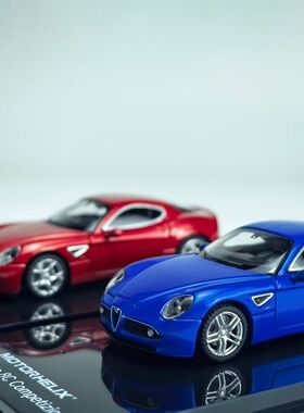 [现货]MH MOTORHELIX 1:64 阿尔法罗密欧8C Competizione合金模型
