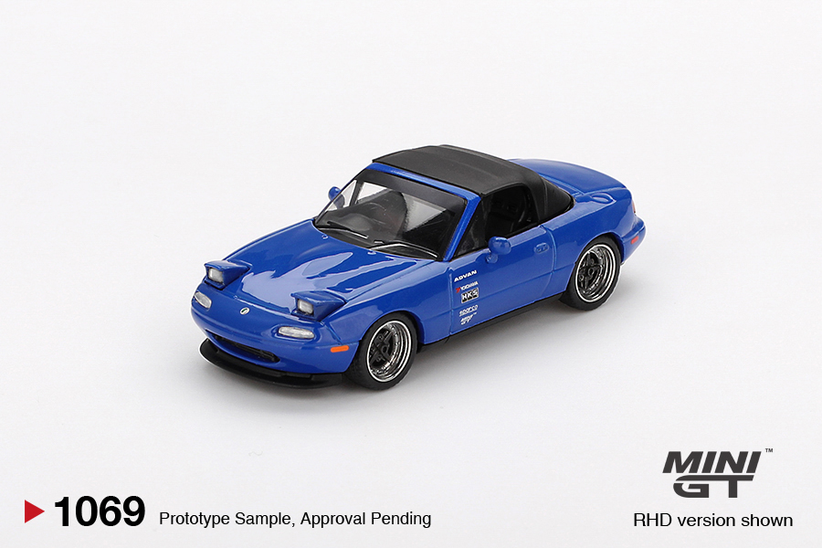 [现货]MINIGT 1:64 马自达 Mazda MX-5 NA 合金汽车模型1069
