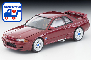 Tomytec TLV LV-N 日产 Skyline GT-R（R32）网限 红色 合金车模