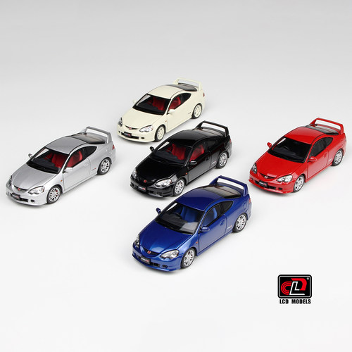 LCD 1:43 本田 Honda INTEGRA TYPE R DC5 合金全开汽车模型