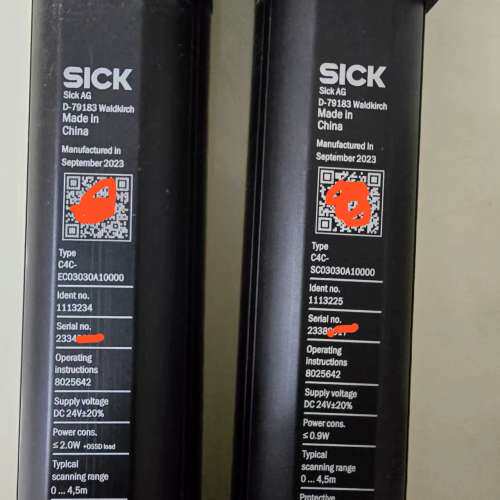 (议价）SICK的光栅D-79183，C4C-EC没使