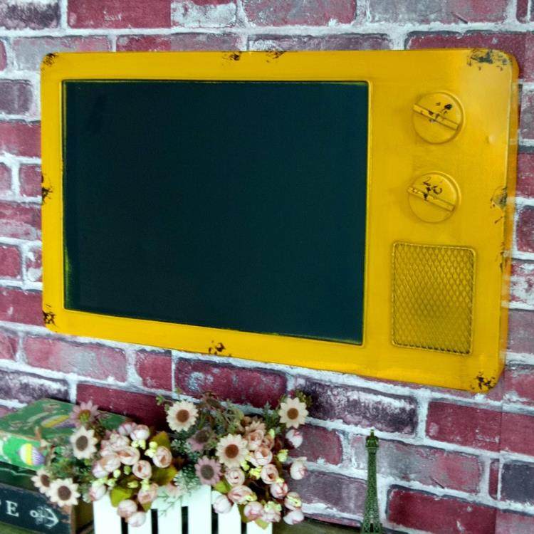 歐式複古鐵藝黑板壁挂牆飾壁飾酒吧咖啡館服裝店鋪裝飾品留言板在類目 家居飾品, 壁飾中 - 來自Buy2taobao.com提供專業的淘寶代購服務