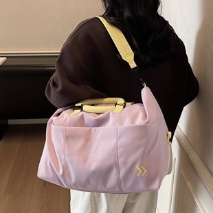大容量女士外出旅行包手提袋干湿分离健身包女短途旅游收纳行李包