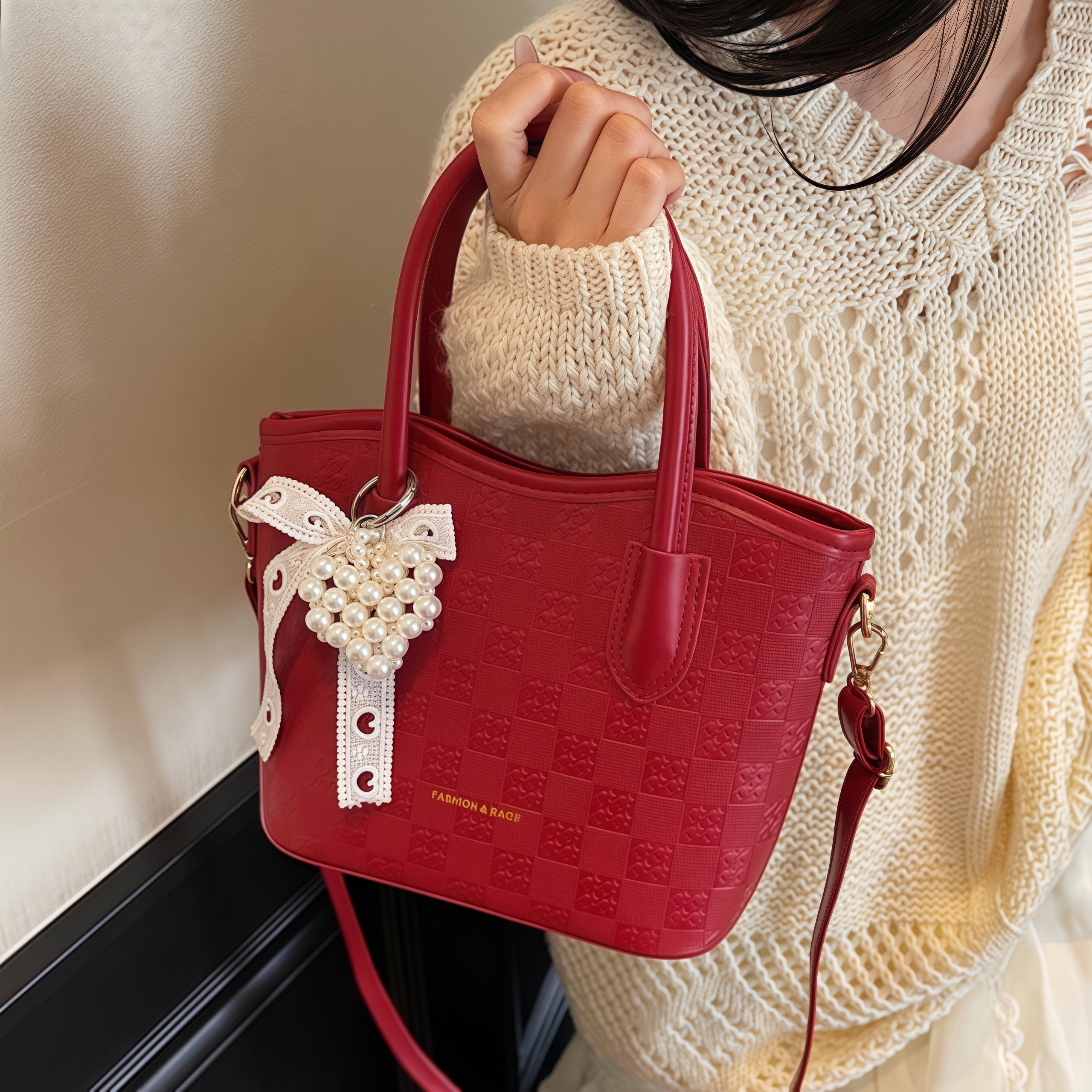 2025新款婚包新娘红色斜挎包