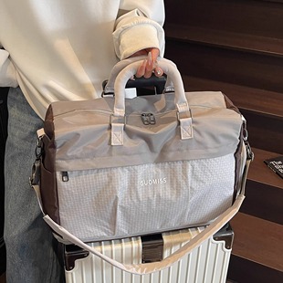 2025新款行李袋旅行包女男士登机大容量可套放拉杆箱上的手提包男