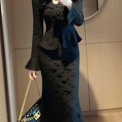 加绒加厚富家千金小洋装