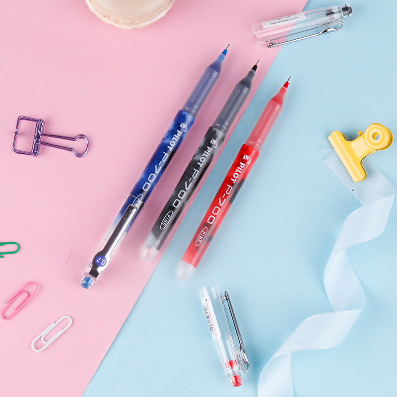 日本进口 pilot百乐 p700针管中性笔水笔0.