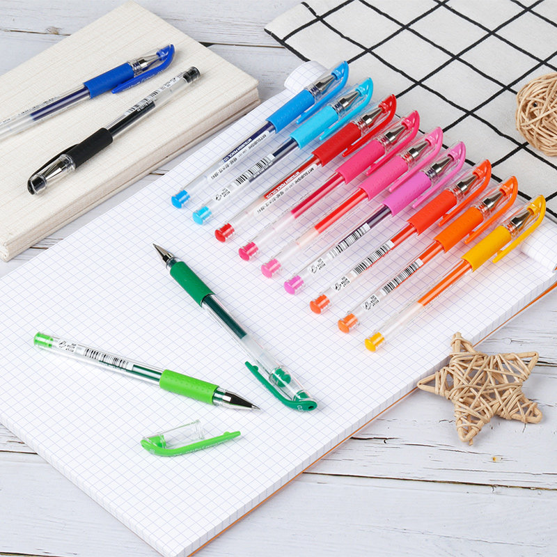 满39包邮日本uniball三菱彩色中性笔um-151学生笔记用笔财务办公手账