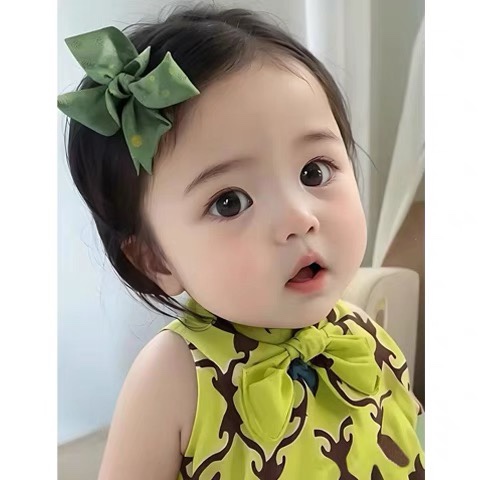 新生高颜值漂亮女宝宝图片婴儿墙bb贴画孕妇备孕胎教海报画报照片