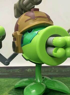 植物大战僵尸2玩具太阳神疆尸散装可发射火箭炮硬胶弹射黄色水果