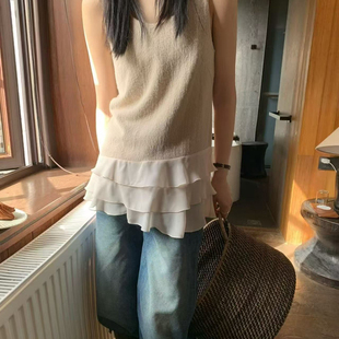 韩女百搭背心5890 26年早春设计款 ROOM