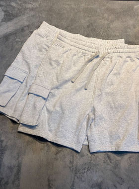 很猛很新 GYMSHARK CREST CARGO 运动大口袋宽松工装休闲短裤