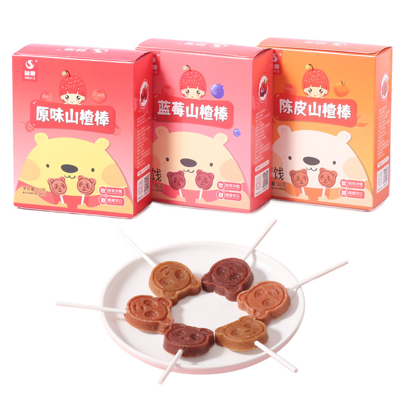 神栗山楂棒3种口味承德特产零食85g*3盒