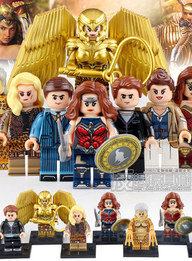 兼容国产超英DC电影人物神奇女侠系列积木人仔WM6100益智拼装玩具