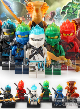兼容国产幻影忍者第十一季积木人仔FS杰赞寇吴大师妮娅拼装玩具
