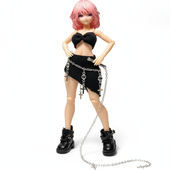 12蜗之壳艾琳神罚缪可6寸女兵人打底连衣裙配件机娘素体衣服