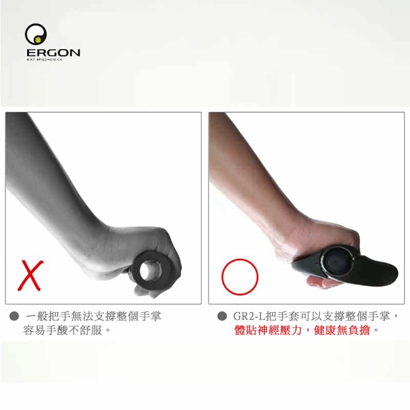 Poignées de vélo ERGON - Ref 2340422 Image 4