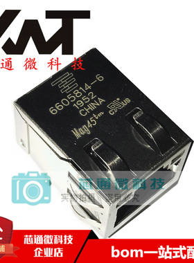 全新原装进口 6605814-6 RJ-45网络接口 网络变压器 品质保证