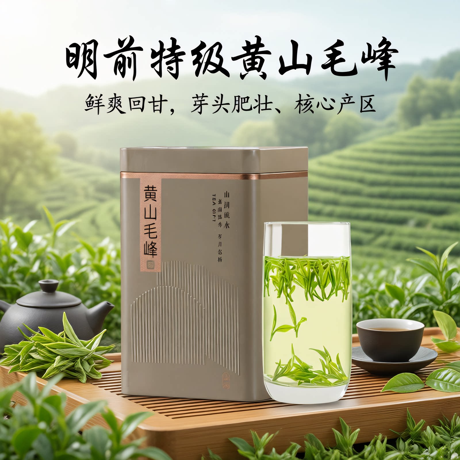 2026新茶 谷徽韵正宗黄山毛峰茶明前绿茶安徽特产特级茶叶自己喝