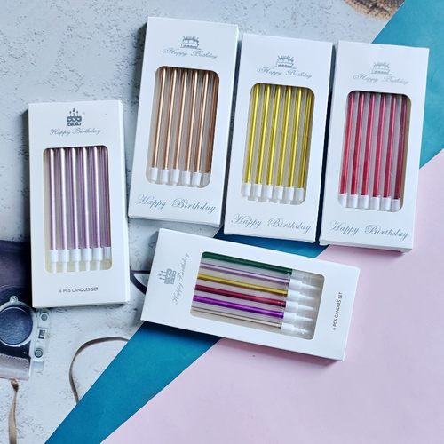 生日蜡烛蛋糕烘焙螺纹小蜡烛