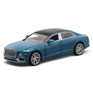 彩珀成真1:38合金宾利飞驰赛跑车汽车模型开门回力声光儿童玩具男