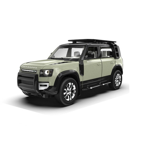 成真彩珀合金132路虎卫士车模型