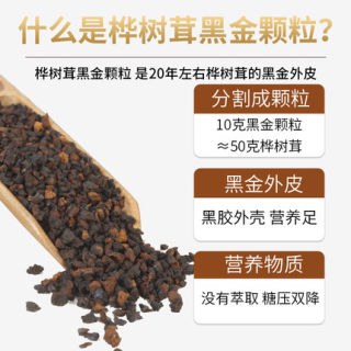 桦树茸黑金颗粒白桦茸野生500g非俄罗斯进口天然胰岛素桦褐孔菌