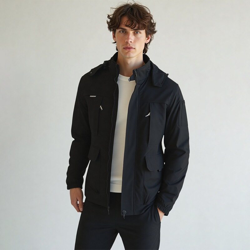 春秋季迷彩服套装男户外休闲工作服劳保服耐磨结实工装冲锋衣防水