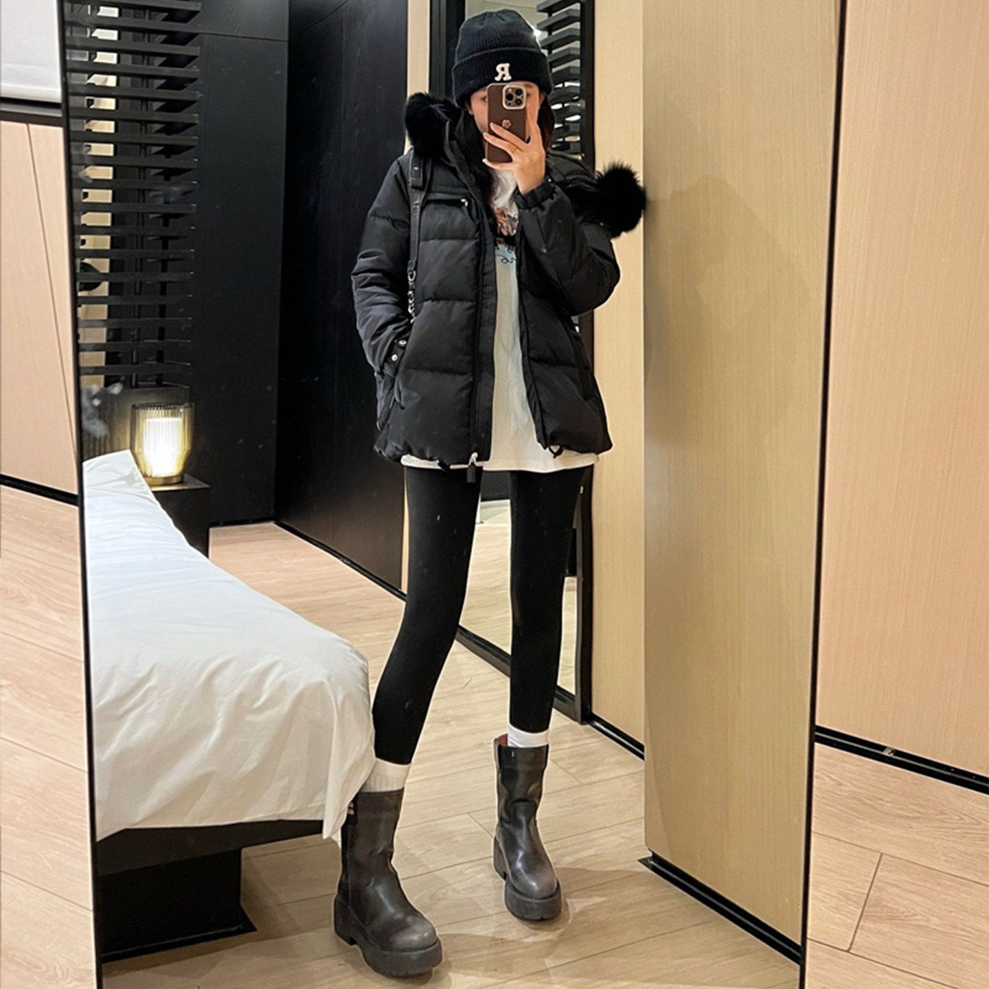鲨鱼裤女外穿秋冬季加厚保暖棉裤紧身秋裤瑜伽加厚加绒黑色打底裤