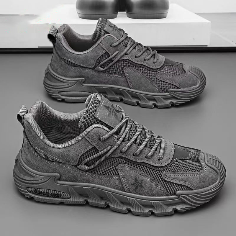 工装男鞋2026新款春季户外干活工地工作劳保板鞋防滑耐磨透气潮鞋