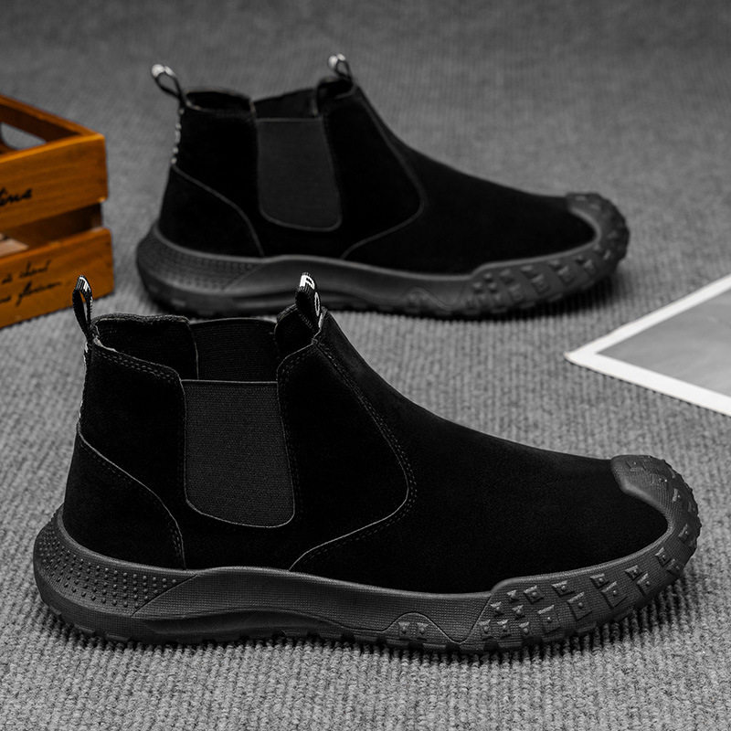 男鞋春秋季2026爆款耐磨防滑百搭休闲透气防臭舒适轻便劳保鞋潮流