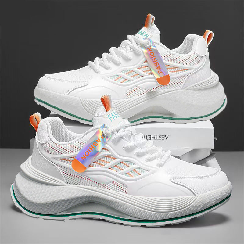 男鞋2026春季潮牌百搭休闲运动超轻跑步减震增高学生小白老爹潮鞋