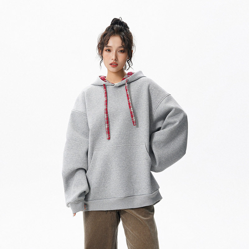 小众潮牌风美式街头嘻哈春季套装男女潮流休闲连帽卫衣运动长裤