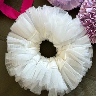 Basistar 漂亮的小合集 重工重褶少女发圈 进口丝绒发蝴蝶结发圈