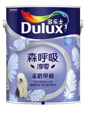 多乐士森呼吸淳零无添加硅藻抗甲醛5合1白漆