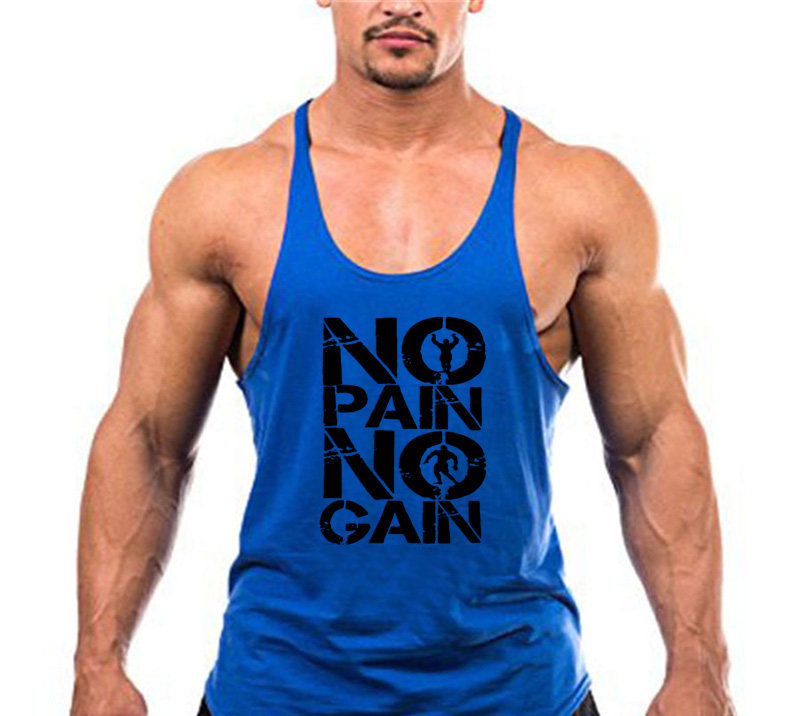 SHOULDER WIDTH 1 CM GENUINE PROFESSIONAL THIN SLING BODYBUILDING FITNESS TRAINING CASUAL MENS SPORTS VEST COTTON