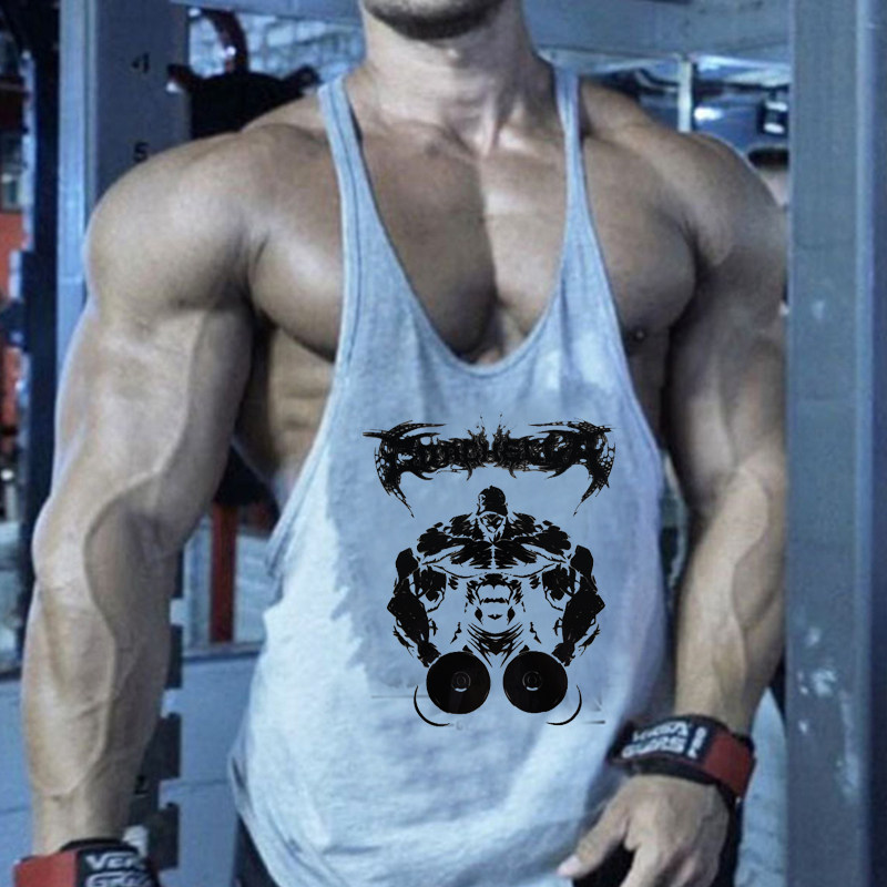 SPECIAL OFFER PROFESSIONAL FITNESS BODYBUILDING RACER VEST SPORTS HURDLE MALE SUMMER COTTON LOOSE MEN SWEAT VEST WAISTCOAT T-SHIRT