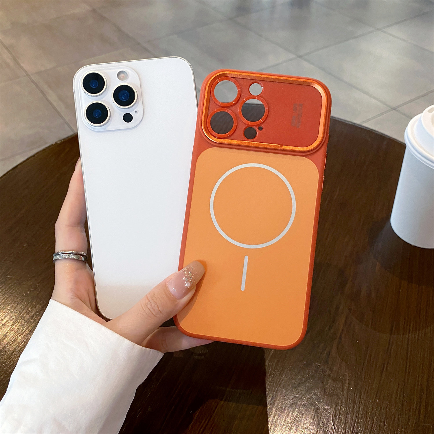 秒变17磁吸手机壳适用苹果16ProMax/15/14保护套magsafe精孔摄像头保护强防摔肌肤手感日韩时尚出口男生女款